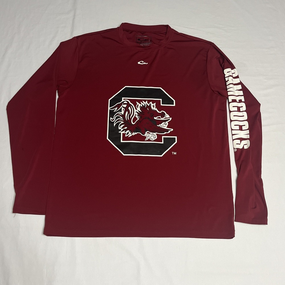 SOUTH CAROLINA Gamecocks Drake Clothing Long Sleeve Men's M Performance Stretch